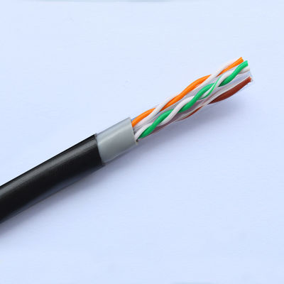 Γεμισμένο πήκτωμα HDPE υπαίθριο καλώδιο καλωδίων Cat6 Rj45 Ethernet Ethernet