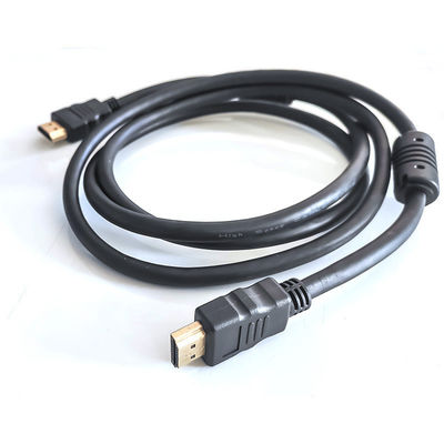 τρισδιάστατο καλώδιο Ethernet υψηλής ταχύτητας ODM HDMI με το δαχτυλίδι μετάλλων
